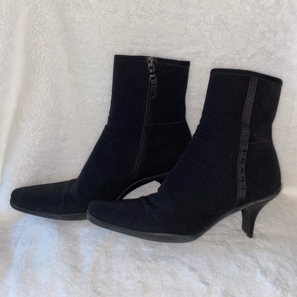 Prada Black Ankle Boots - Picture 5 of 10